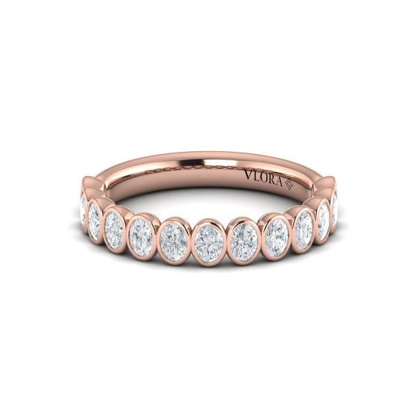 Bezel-Set Stackable Band