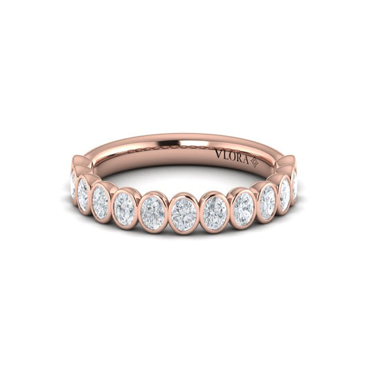 Bezel-Set Stackable Band