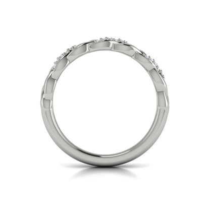 Stackable Bands Wedding Band in Platinum by Vlora Bridal