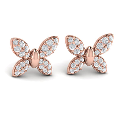 Butterfly Diamond Pavé Earrings