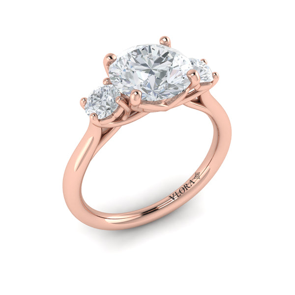 Timeless Trio Three Stone Engagement Ring