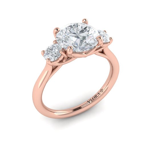 Timeless Trio Three Stone Engagement Ring