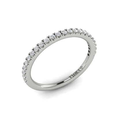 Matching Bands Wedding Band in Platinum by Vlora Bridal