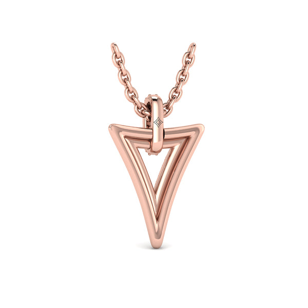 Diamond Open Double Trinity Pendant