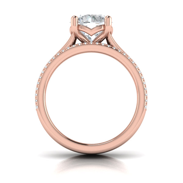 Triple Band Engagement Ring