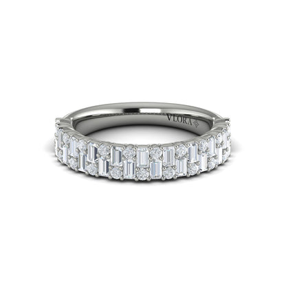 Multi Baguette and Round Diamond Ring