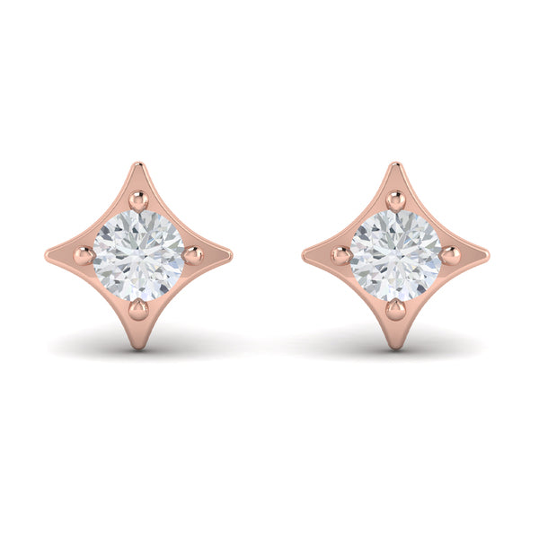 Diamond Vlora Star Stud Earrings