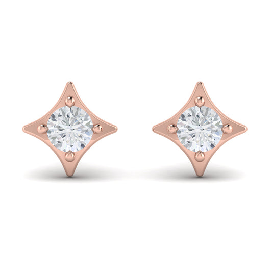 Diamond Vlora Star Stud Earrings