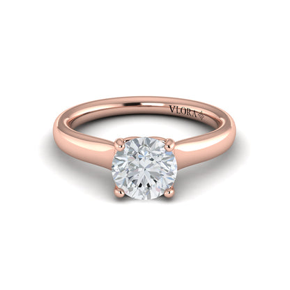 Classic Cathedral Solitaire Engagement Ring