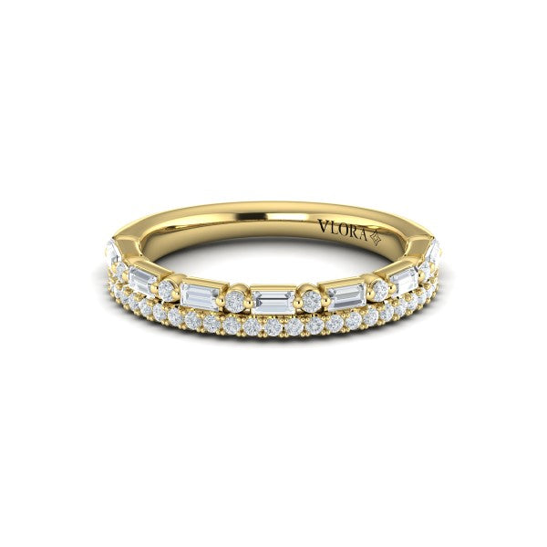 Baguette Dual Stackable Band