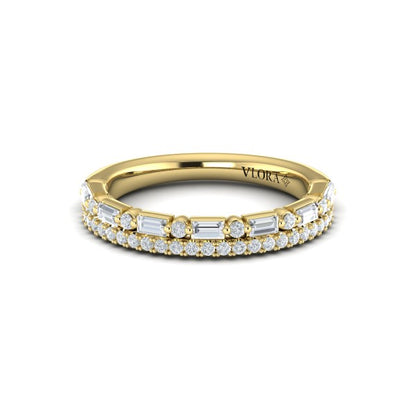 Baguette Dual Stackable Band