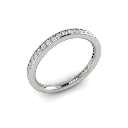 Matching Bands Wedding Band in Platinum by Vlora Bridal