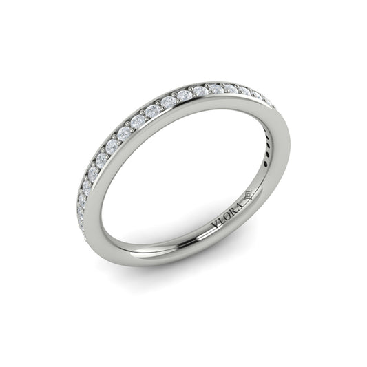 Matching Bands Wedding Band in Platinum by Vlora Bridal