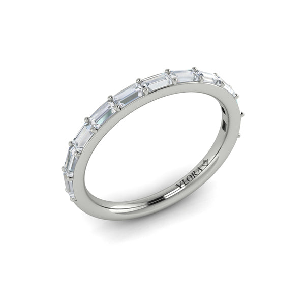 Matching Bands Wedding Band in Platinum by Vlora Bridal