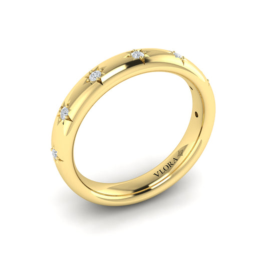 Diamond Vlora Star Ring