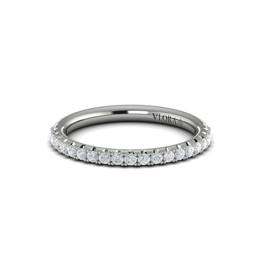 Scalloped Diamond Eternity Band