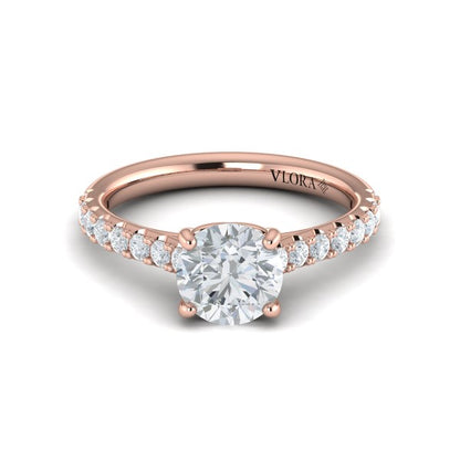 Classic Cathedral Engagement Ring