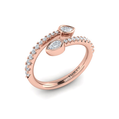 Diamond Double Wrap Ring