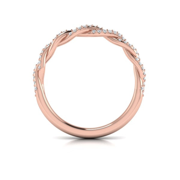 Matching Band for Entwined Engagement Ring