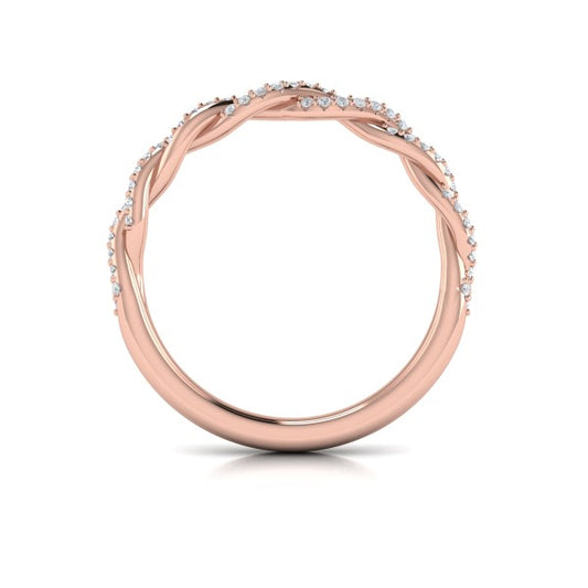 Matching Band for Entwined Engagement Ring