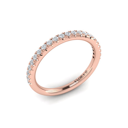 Matching Band for Opulent Cathedral Oval Diamond Engagement Ring