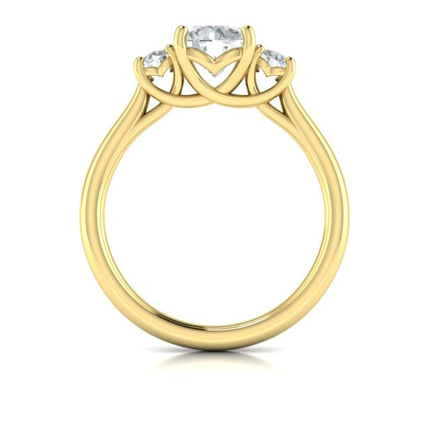 Timeless Trio Three Stone Engagement Ring
