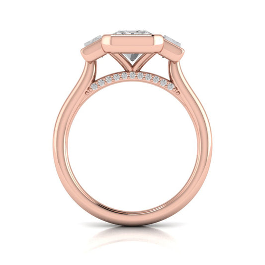 Architectural Elegance Engagement Ring