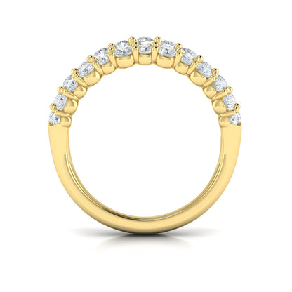Diamond Double Row Statement Ring