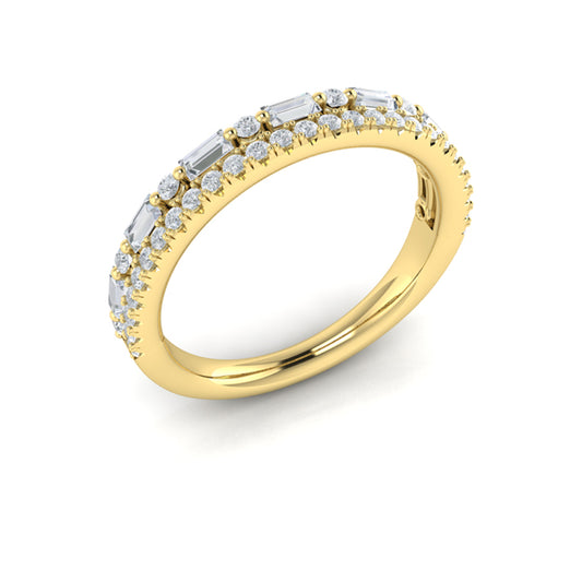 Baguette Dual Stackable Band