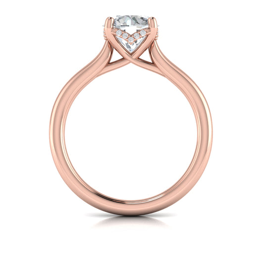 Elegant Classic Solitaire Engagement Ring