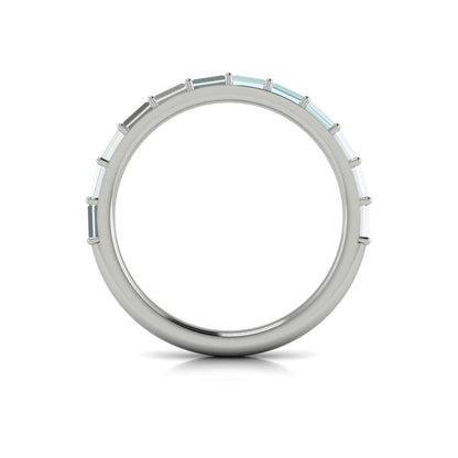 Matching Bands Wedding Band in Platinum by Vlora Bridal