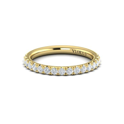 Matching Band for Bold Cathedral Round Diamond Engagement Ring