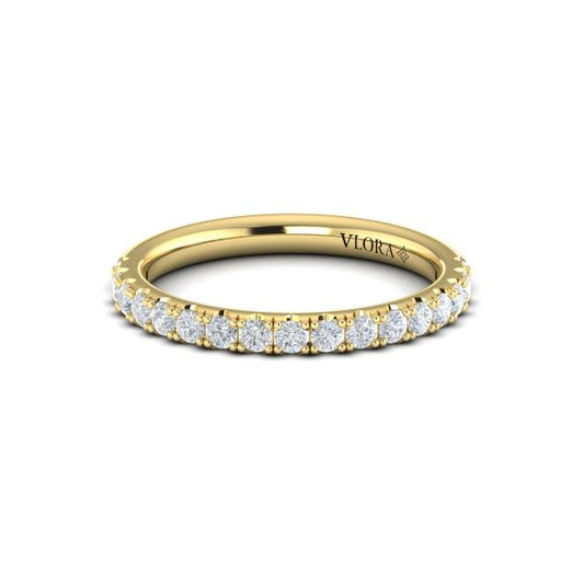 Matching Band for Bold Cathedral Round Diamond Engagement Ring