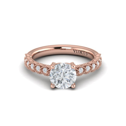 Modern Vintage Engagement Ring