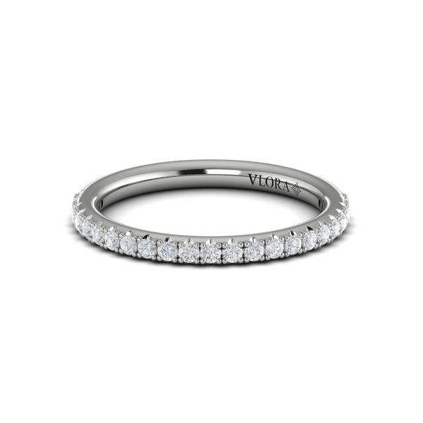 Matching Bands Wedding Band in Platinum by Vlora Bridal