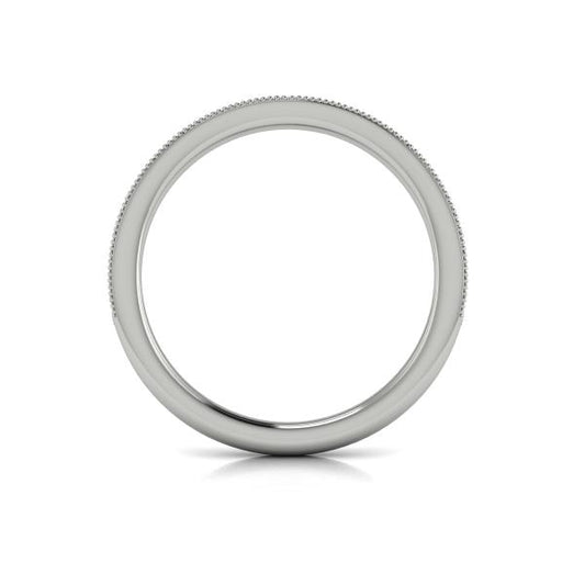 Matching Band for Vintage Splendor Oval Split Shank Engagement Ring