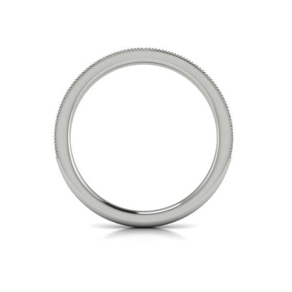 Matching Band for Vintage Splendor Oval Split Shank Engagement Ring