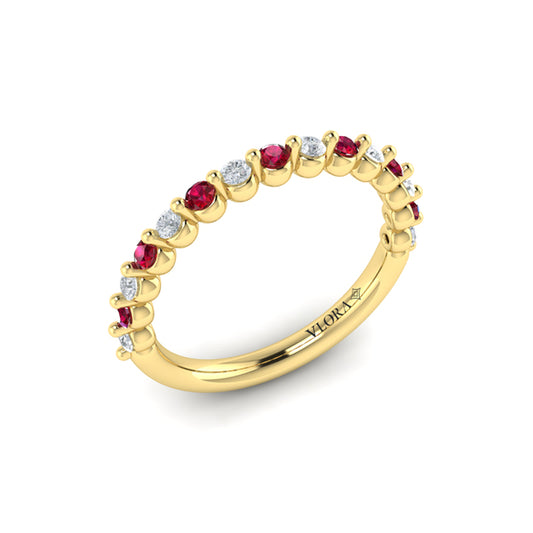 Diamond and Ruby Ring