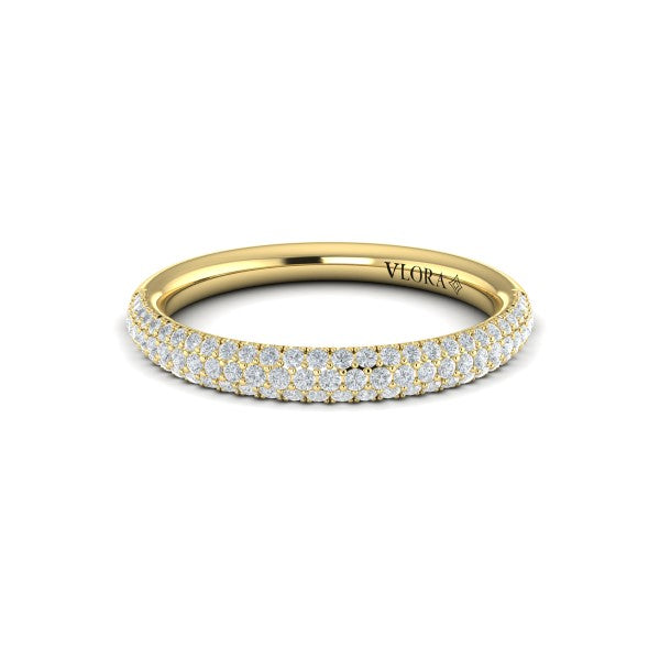 Pave Stackable Band