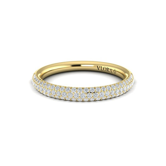 Pave Stackable Band