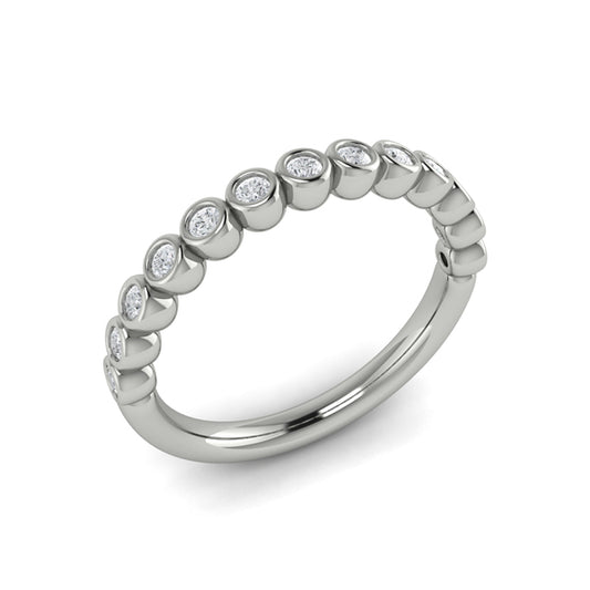 Bezel-Set Stackable Band