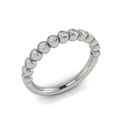 Bezel-Set Stackable Band