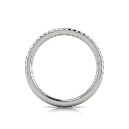 Matching Band for the Bezel Three-Stone Engagement Ring
