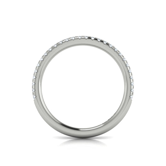 Matching Band for the Bezel Three-Stone Engagement Ring