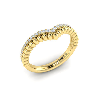 Beaded Chevron Band