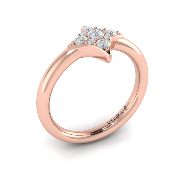 Diamond Cluster Vlora Star Ring