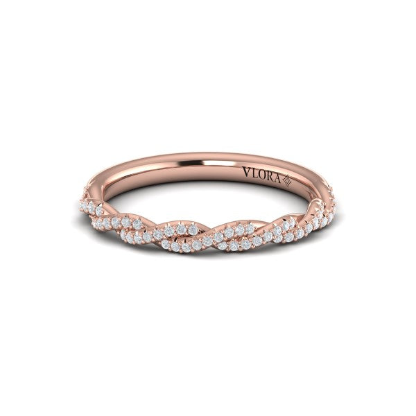 Matching Band for Entwined Engagement Ring