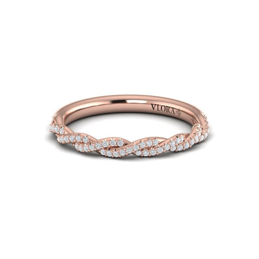 Matching Band for Entwined Engagement Ring