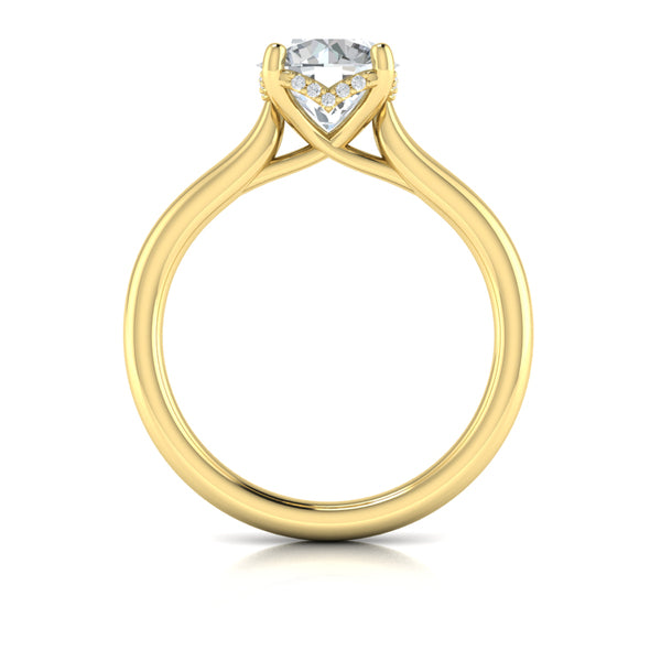 Elegant Classic Solitaire Engagement Ring