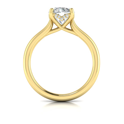 Elegant Classic Solitaire Engagement Ring